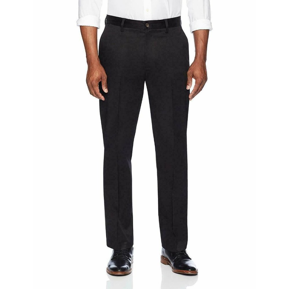 BUTTONED DOWN Men's Relaxed Fit Stretch Non-Iron